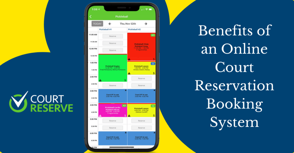 Benefits of an Online Court Reservation Booking System