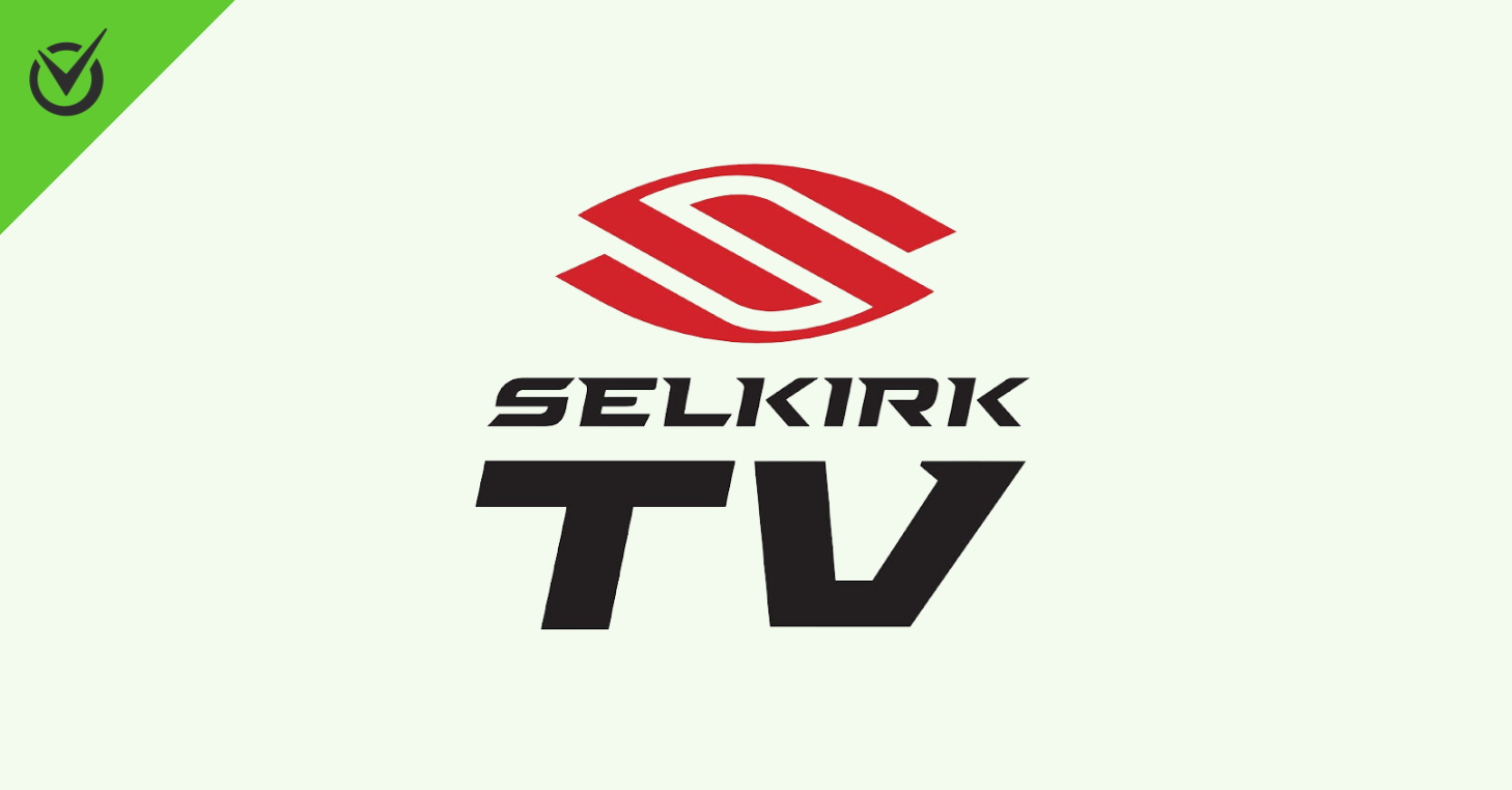 Red stylized "s" with "selkirk tv" text on light background and green checkmark in corner