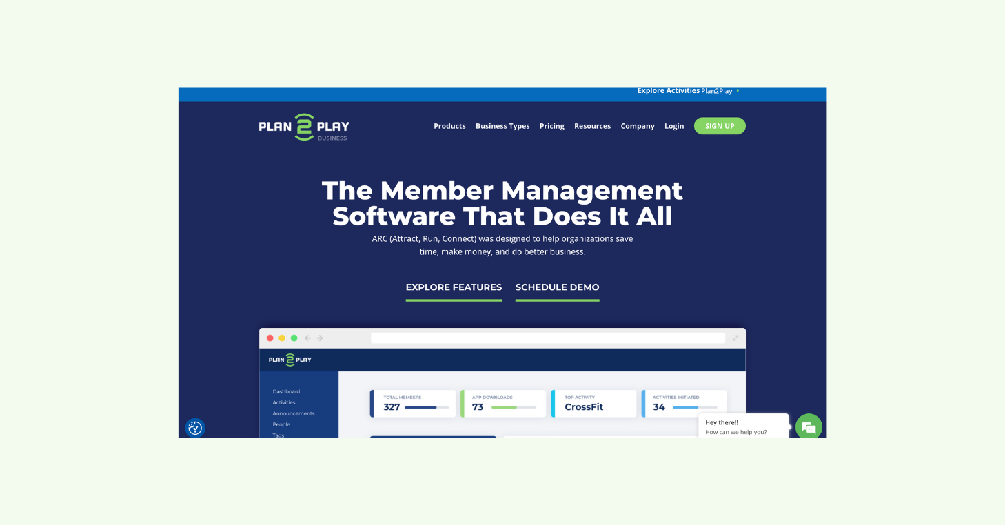 Image of Plan2Play website