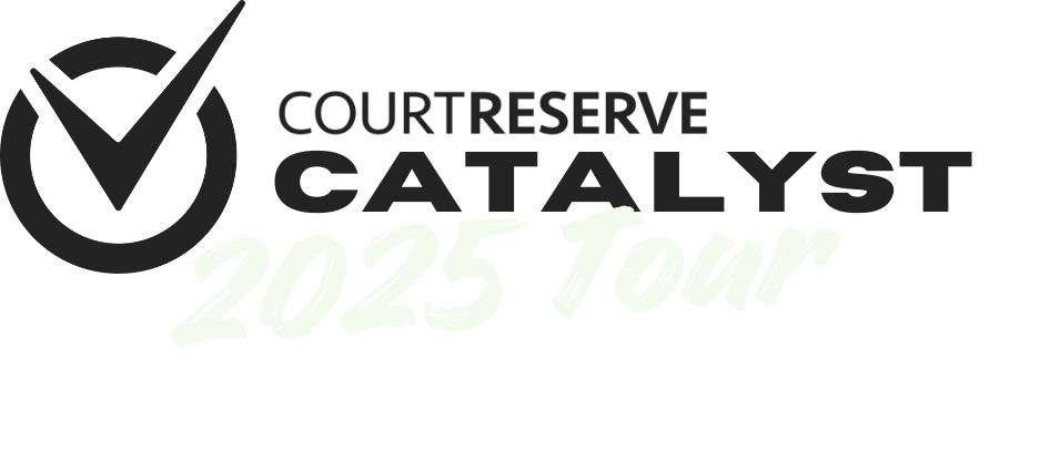 CourtReserve Catalyst 2025 Tour Logo