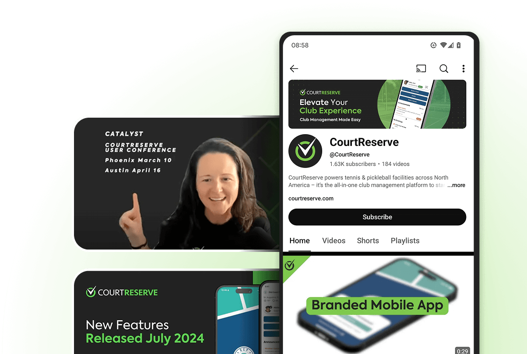 Courtreserve user conference phoenix march 10 austin april 16 new features july 2024