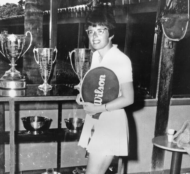 Billie Jean King at La Jolla Beach & Tennis Club