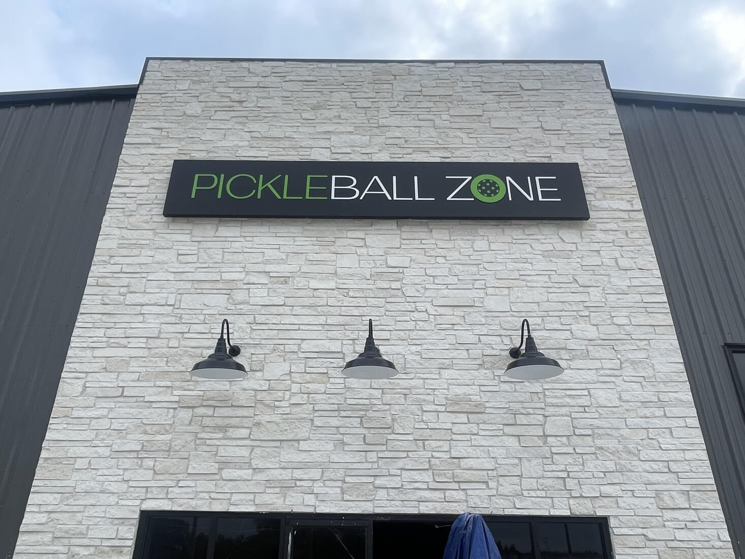 Pickleball Zone's exterior building sign