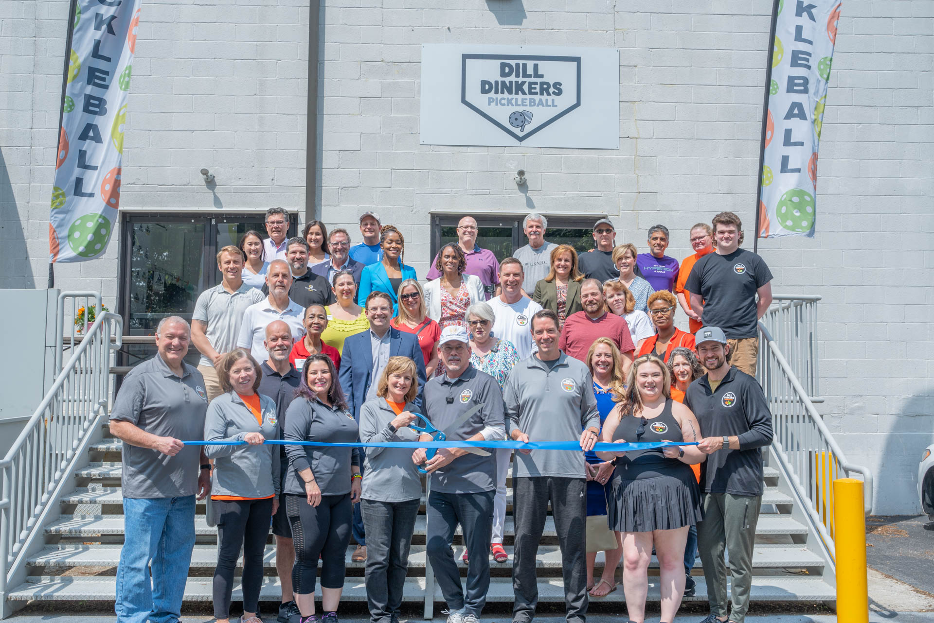 Dill Dinkers ribbon cutting at Columbia, Maryland location