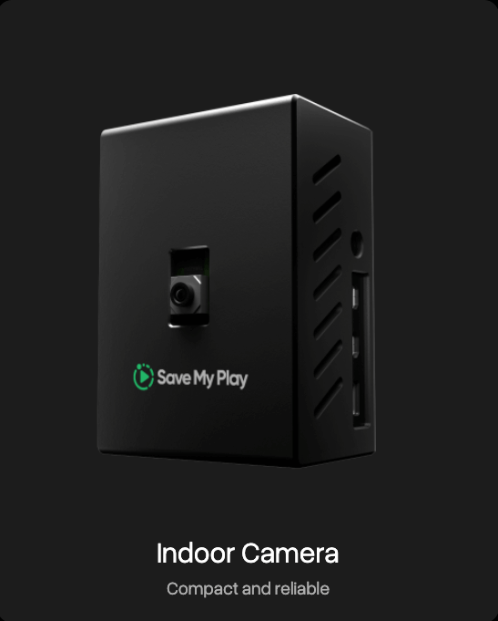 Save My Play indoor camera. Screen grab from Save My Play website.