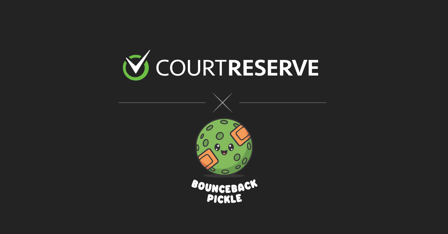 CourtReserve and BounceBack Pickle partnership