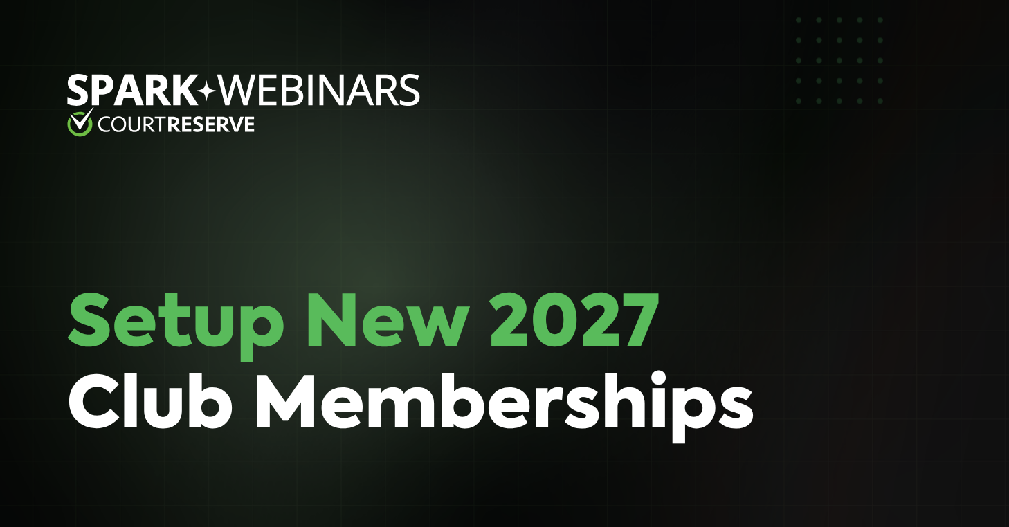 Setup 2027 New Club Memberships