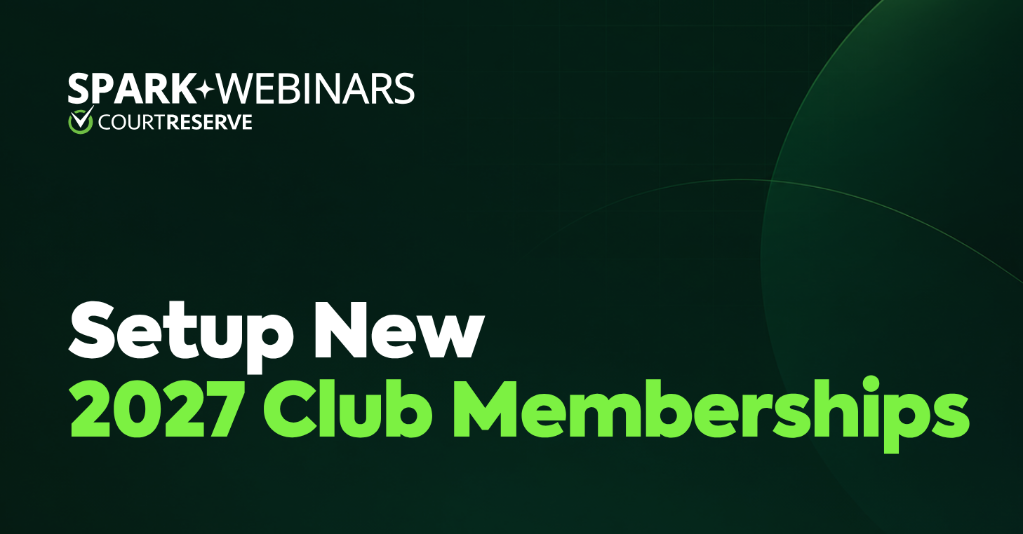 Setup 2027 New Club Memberships