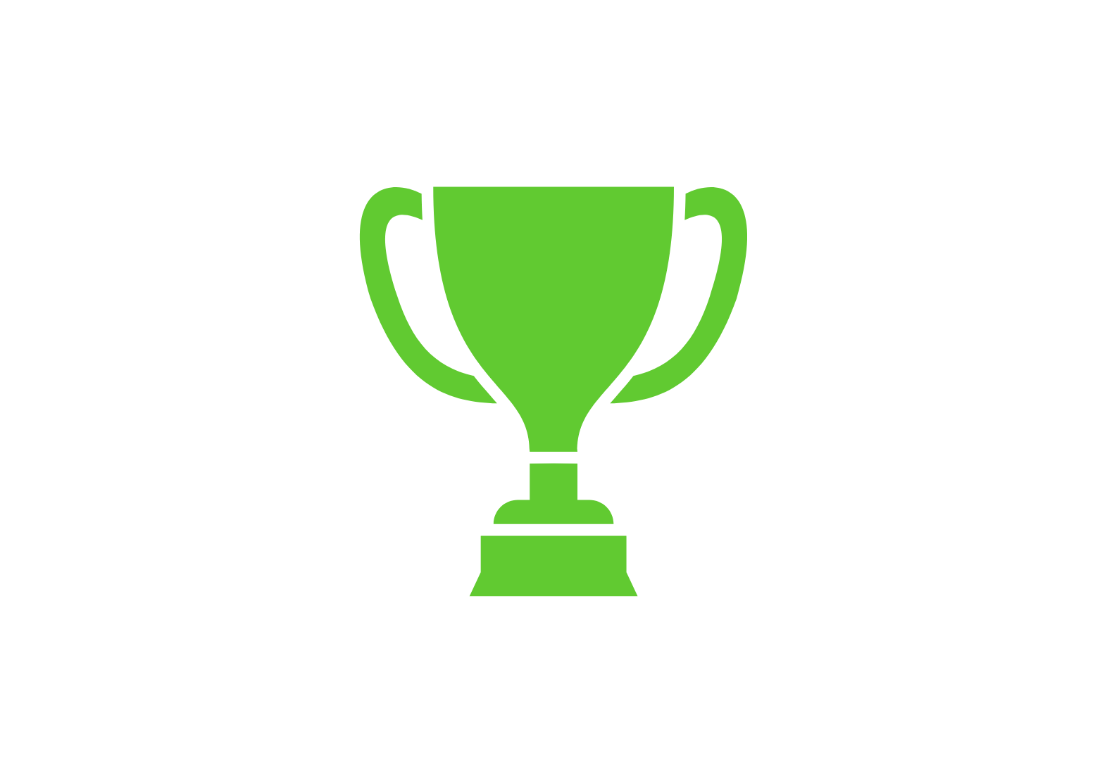 Green trophy icon